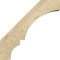 Ekena Millwork 6"W x 20"D x 20"H Balboa Rough Sawn Knee Brace, Douglas Fir BRC06X20X20BOA00RDF - alternate 4
